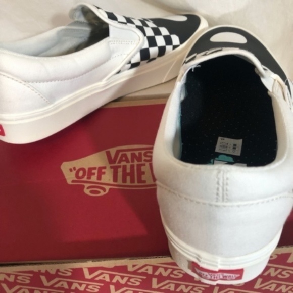 VANS SlipOn ComfyCush Ying Yang Classic Check NIB - Picture 4 of 7